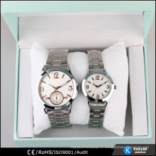 Concevez votre propre logo personnalisé, vogue couple amante montre-bracelet